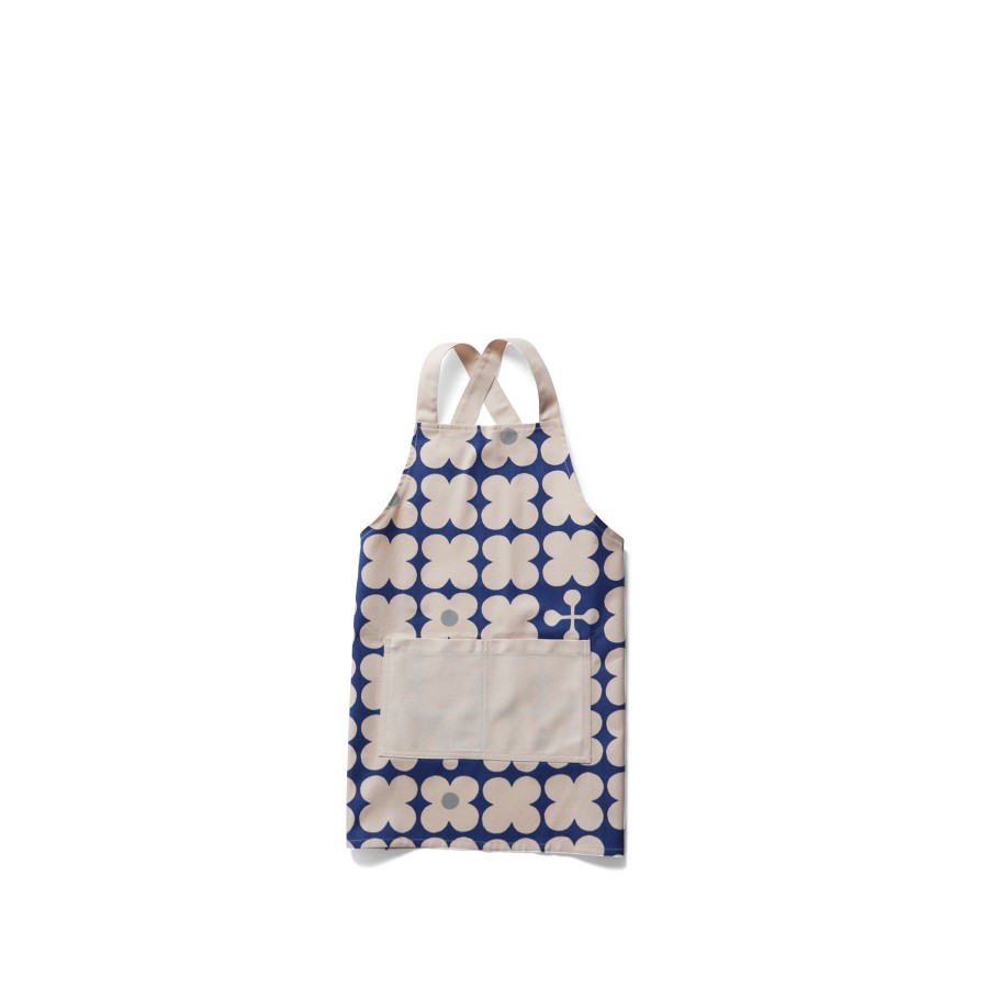 Best Heath Ceramics Scandi Candy Mini Pinny Apron In Inky Blue