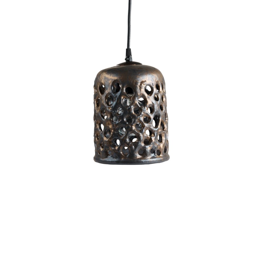 Clearance Heath Ceramics Small Cylinder Hanging Lantern In Bronze