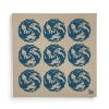 New Heath Ceramics Linen Screen Print In Blue