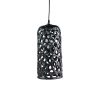 New Heath Ceramics Large Cylinder Hanging Lantern In Black