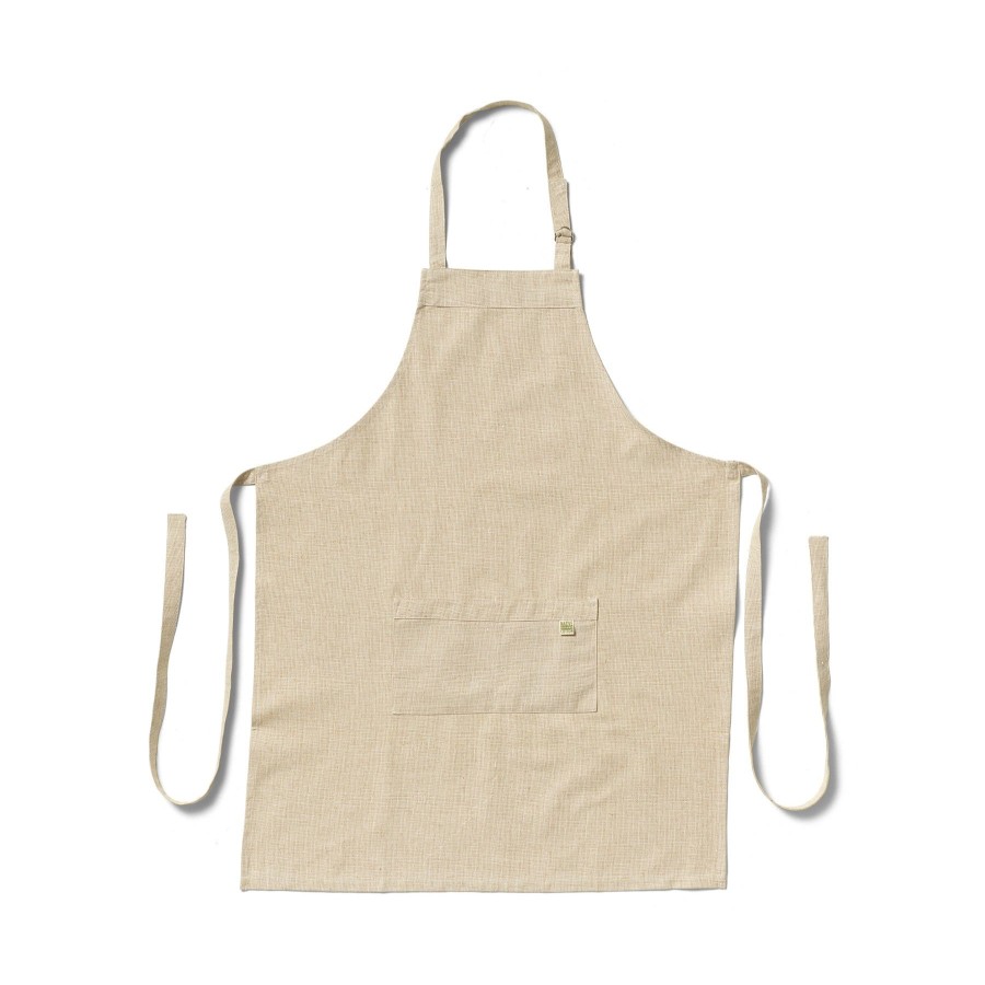 Wholesale Heath Ceramics Organic Cotton Apron In Cafe